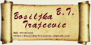 Bosiljka Trajčević vizit kartica